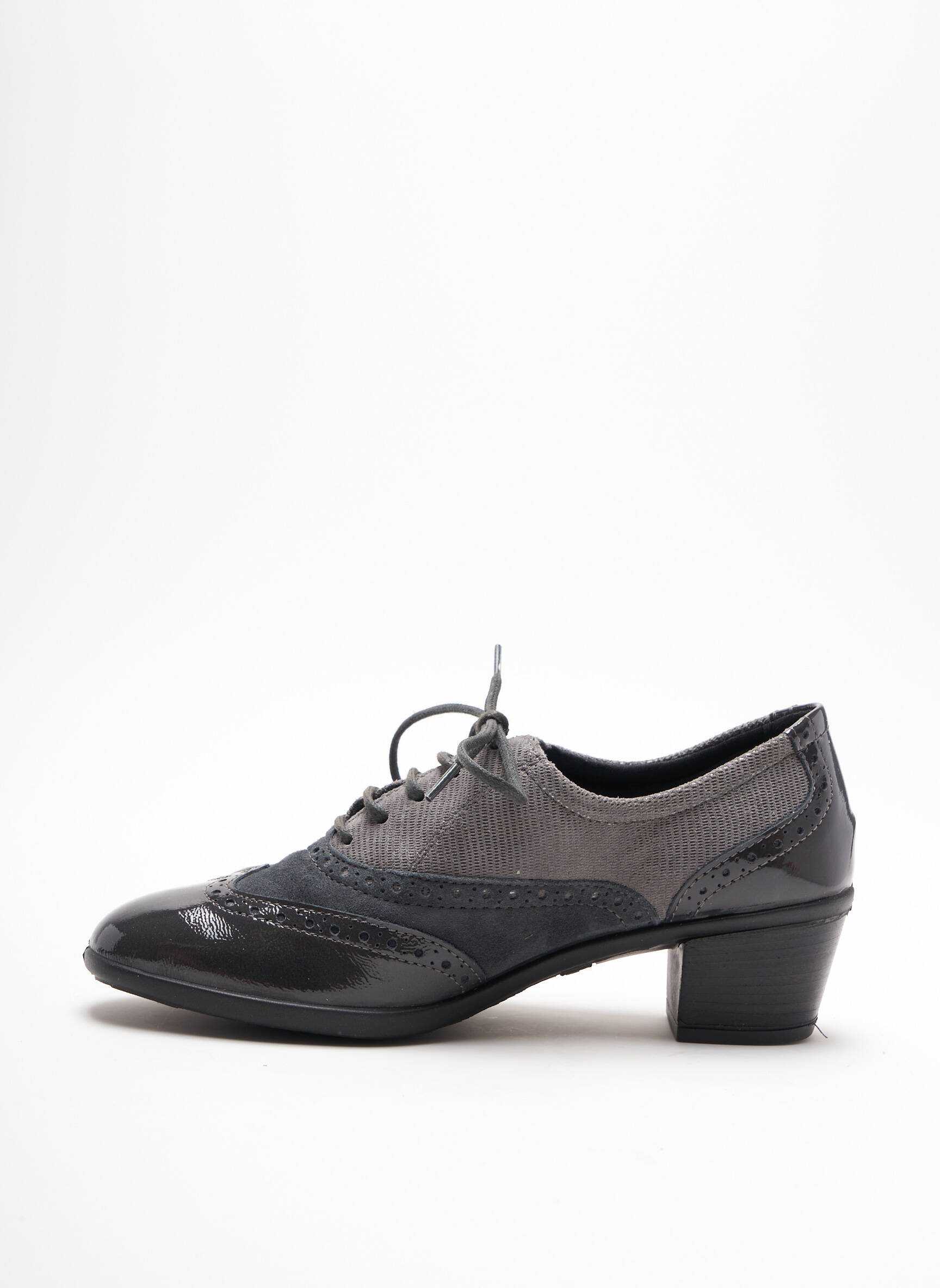 Enval Soft Derby Femme couleur gris