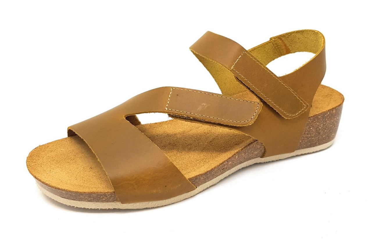 BRAKO Keilsandalen braun