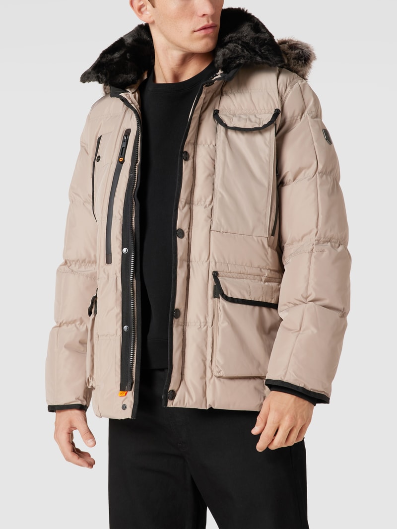 Funktionsjacke mit abnehmbarer Kapuze Modell 'MARVELLOUS' in sand