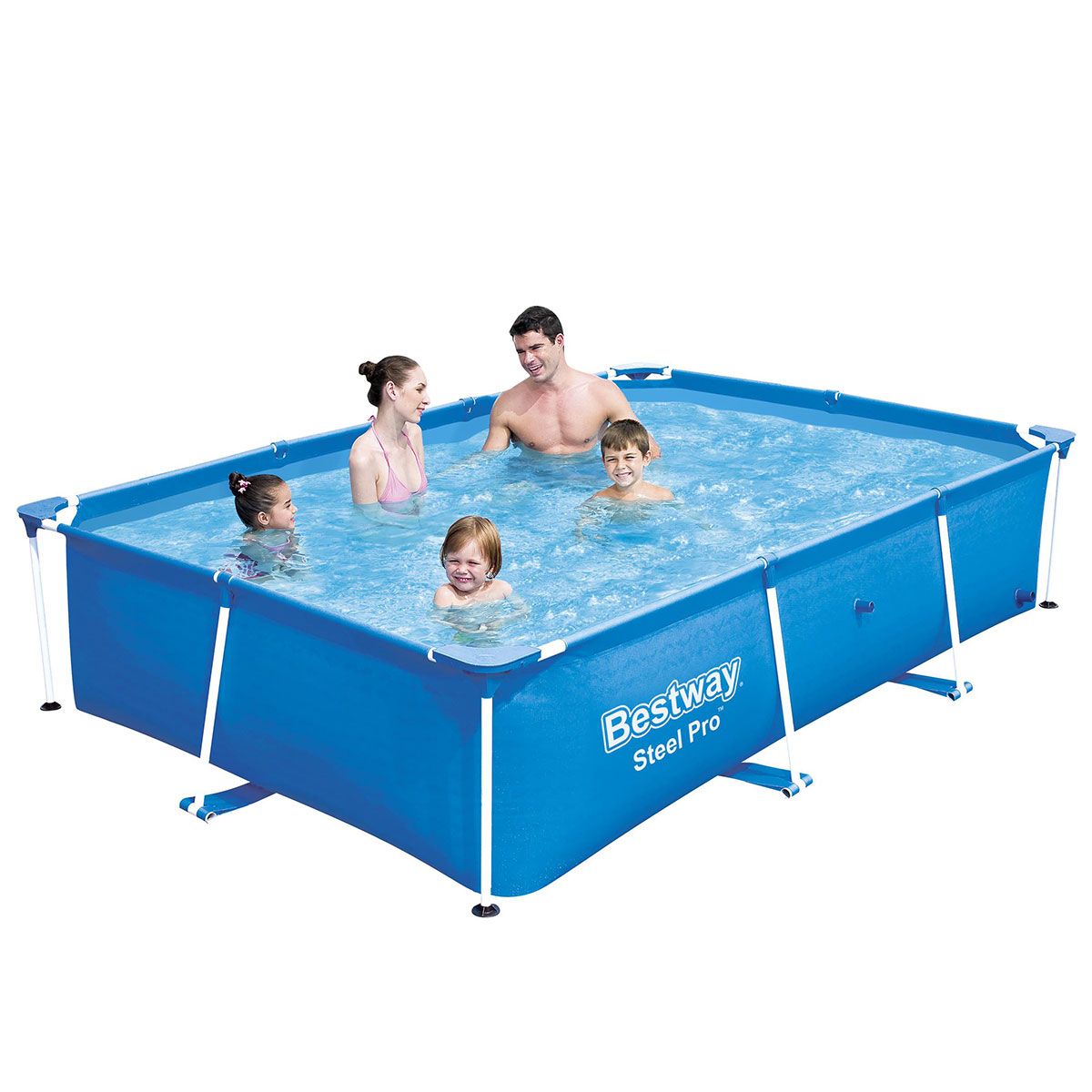 Bestway 259 x 170 x 61 cm Steel Pro frame zwembad