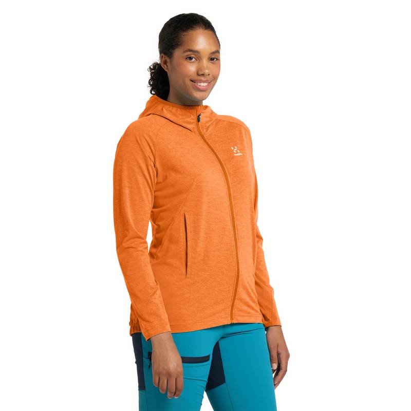 Haglöfs Mirre Mid Hood Fleecejacke Damen