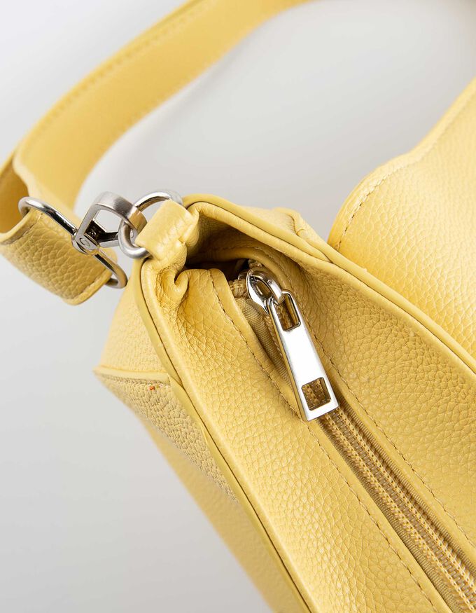 Schultertasche - Druckknopf-Lasche