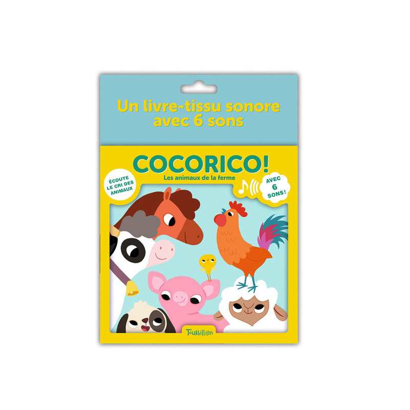 Livre Cocorico ! Les animaux de la ferme - Tourbillon