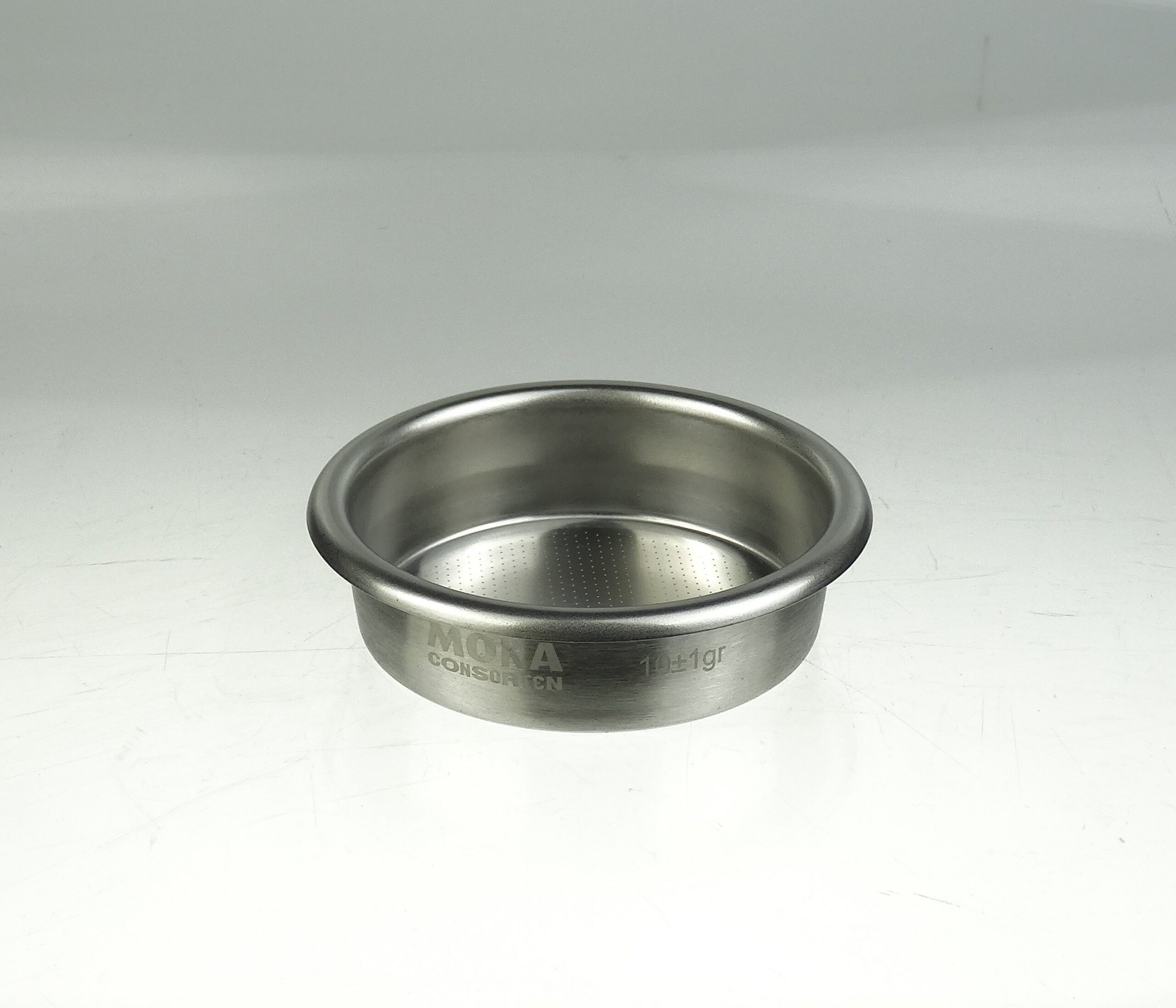 Moka Consorten Espressomaschine Moka777, Präzisions-Sieb, E61, ridgeless, 10±1 gr