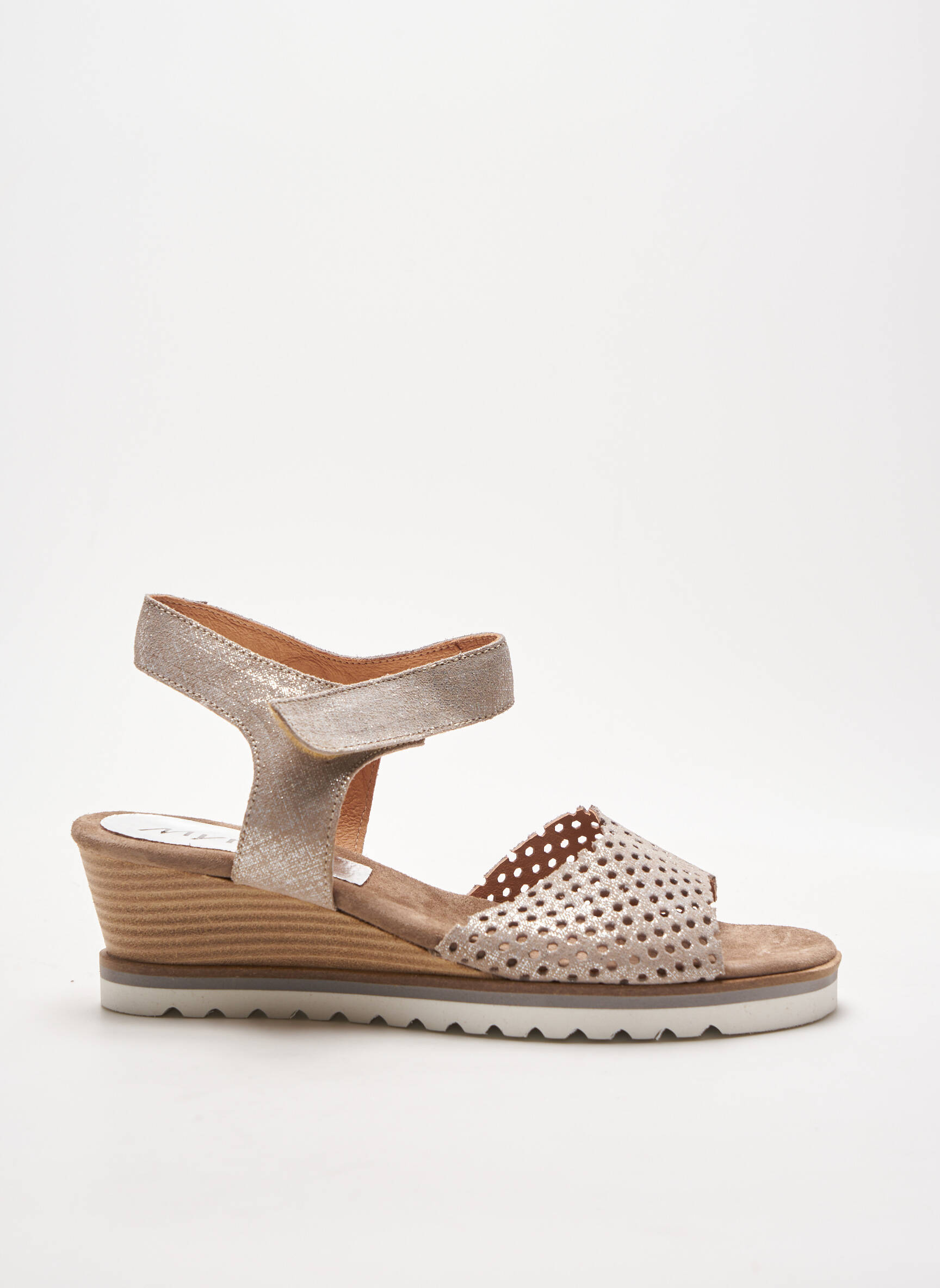 Myma Sandales Nu Pieds Femme couleur beige