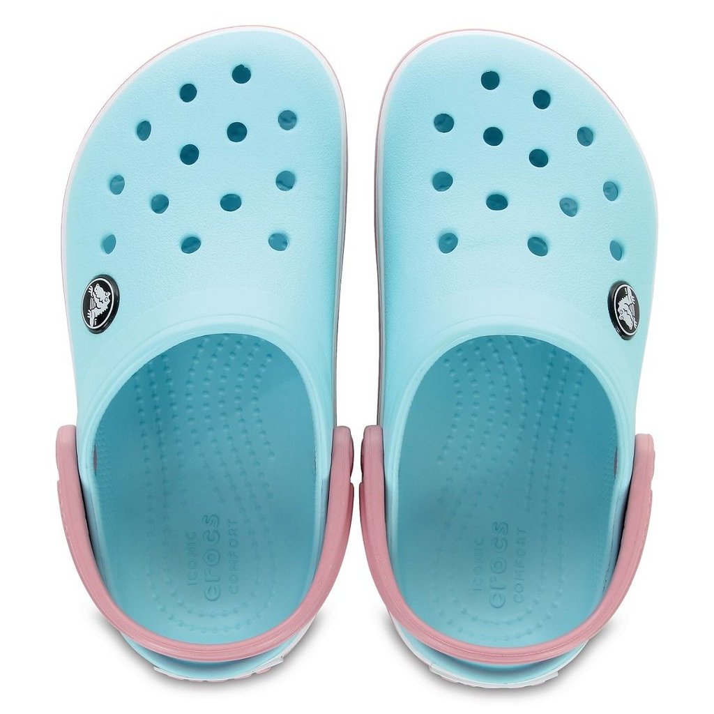 Crocs Crocband Clog K - Ice Blue / White Pantoffeln