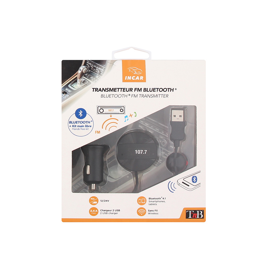 FM-Transmitter von t'nb inkl. Bluetooth-Funktion, 1 Stück - ATU