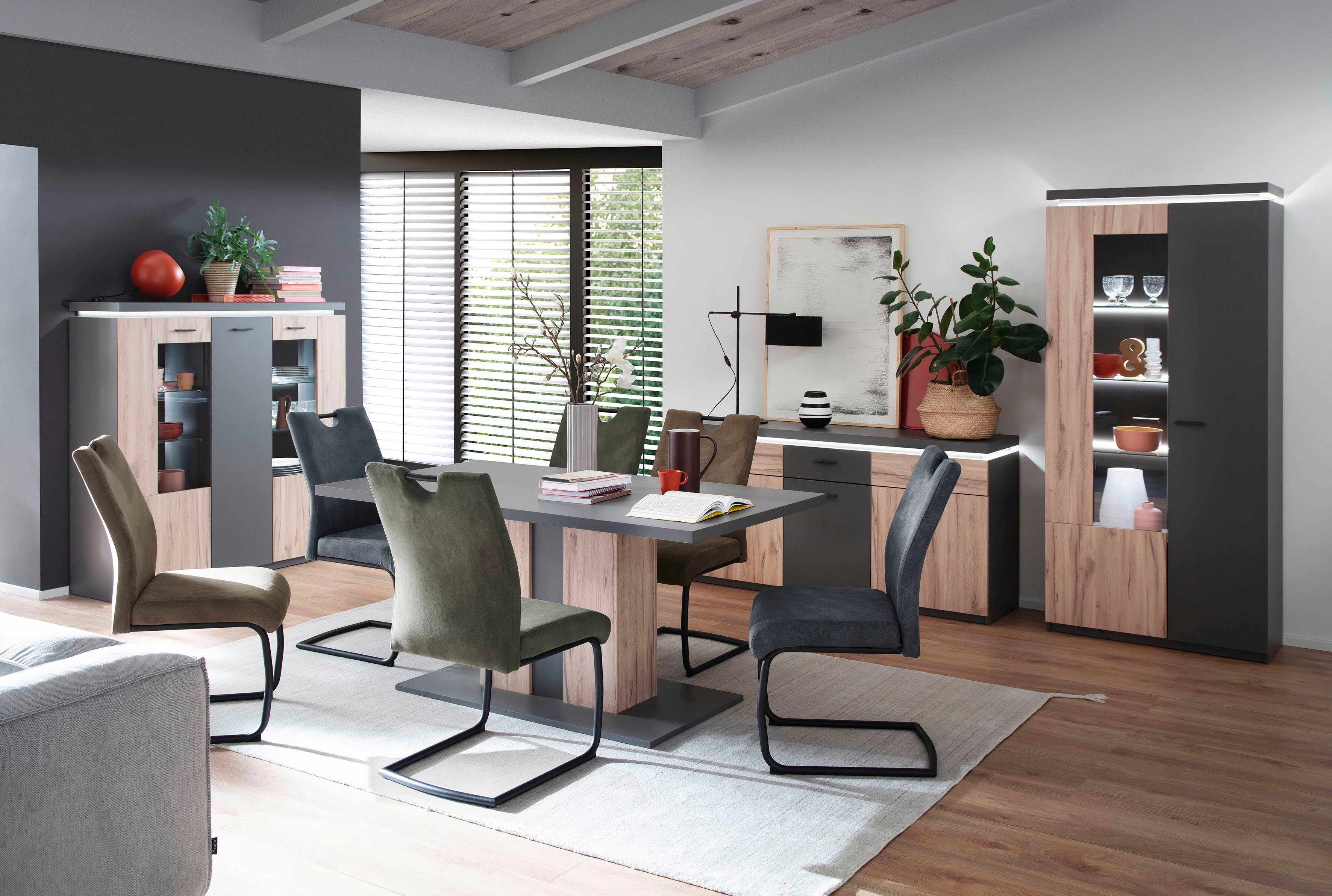 MCA furniture Freischwinger Acroma, Belastbar bis maximal 150 kg mit Griffloch