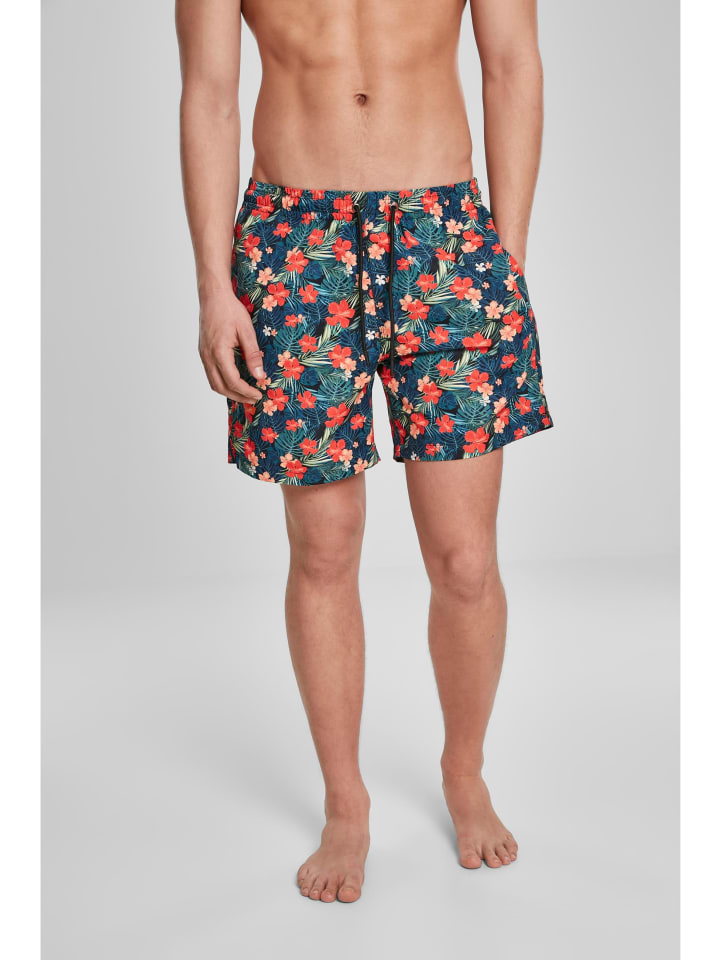 Urban Classics Urban Classics Badeshorts in blk/tropical günstig kaufen
