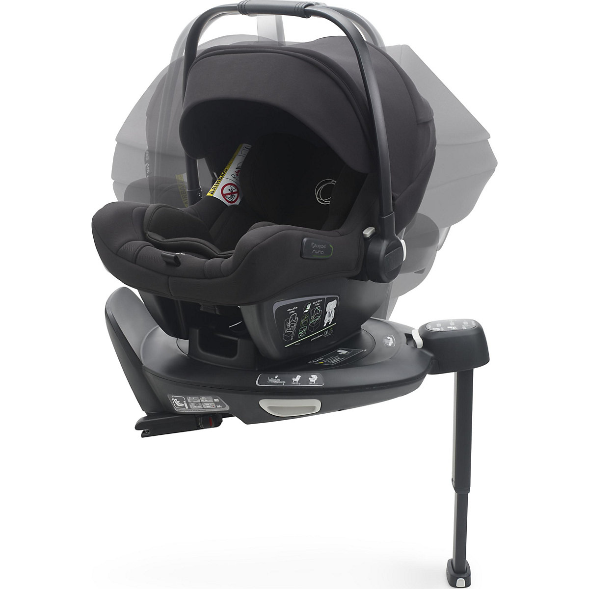 Babyschale Turtle Air by Nuna , schwarz