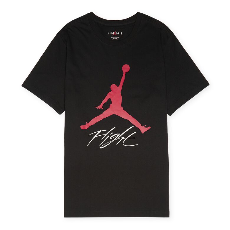 JORDAN Jumpman Flight HBR Tee black/gym red