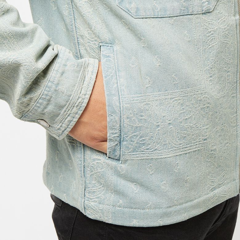 Pleasures Merit Denim Work Jacket light blue