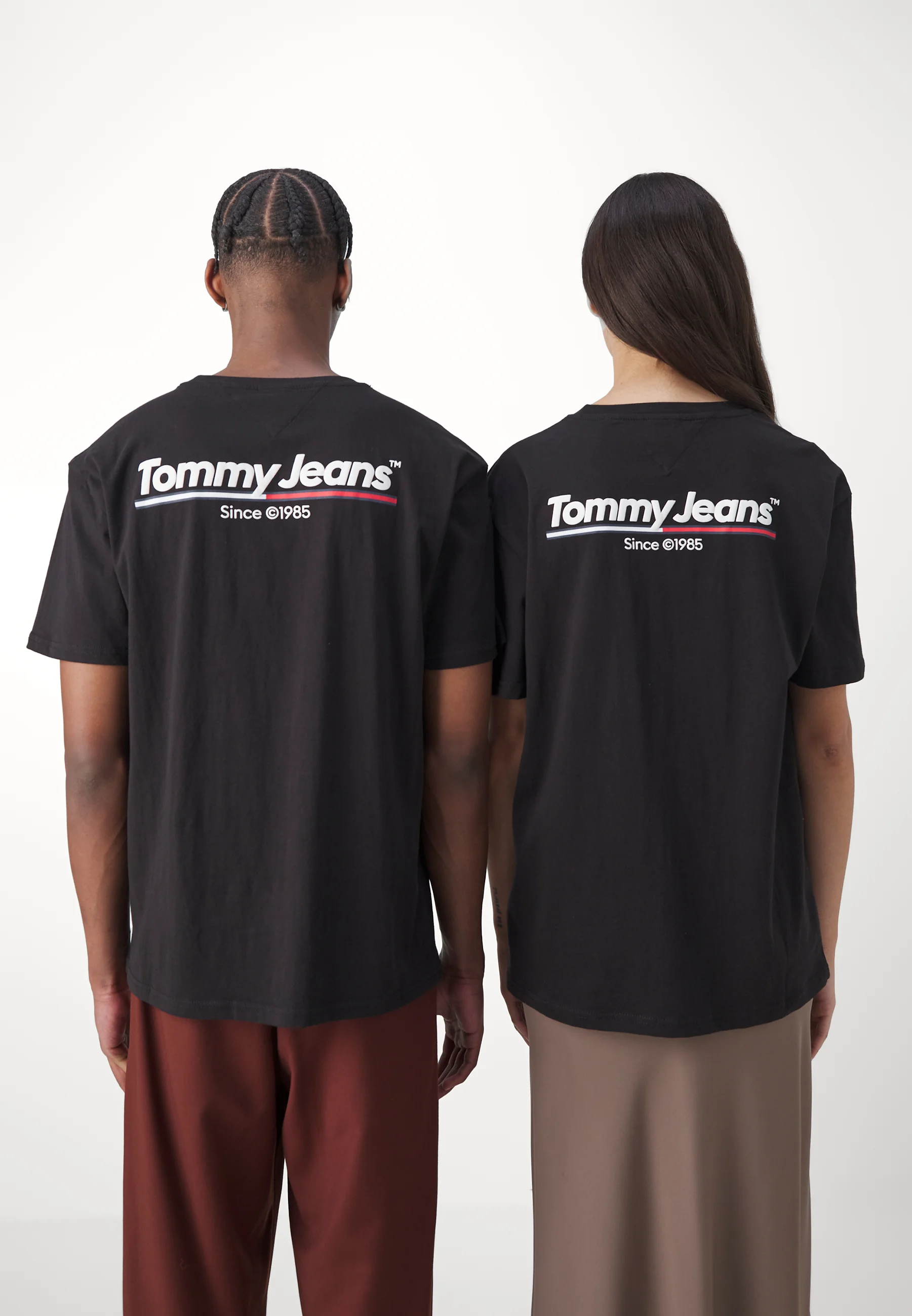Tommy Jeans FLAG TEE UNISEX - Camiseta con estampado