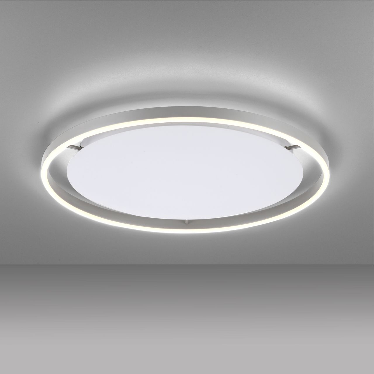 JUST LIGHT LeuchtenDirekt LED Deckenleuchte RITUS, rund, 3-Stufen Dimmer, 3000Kelvin, Innenleuchte, IP20