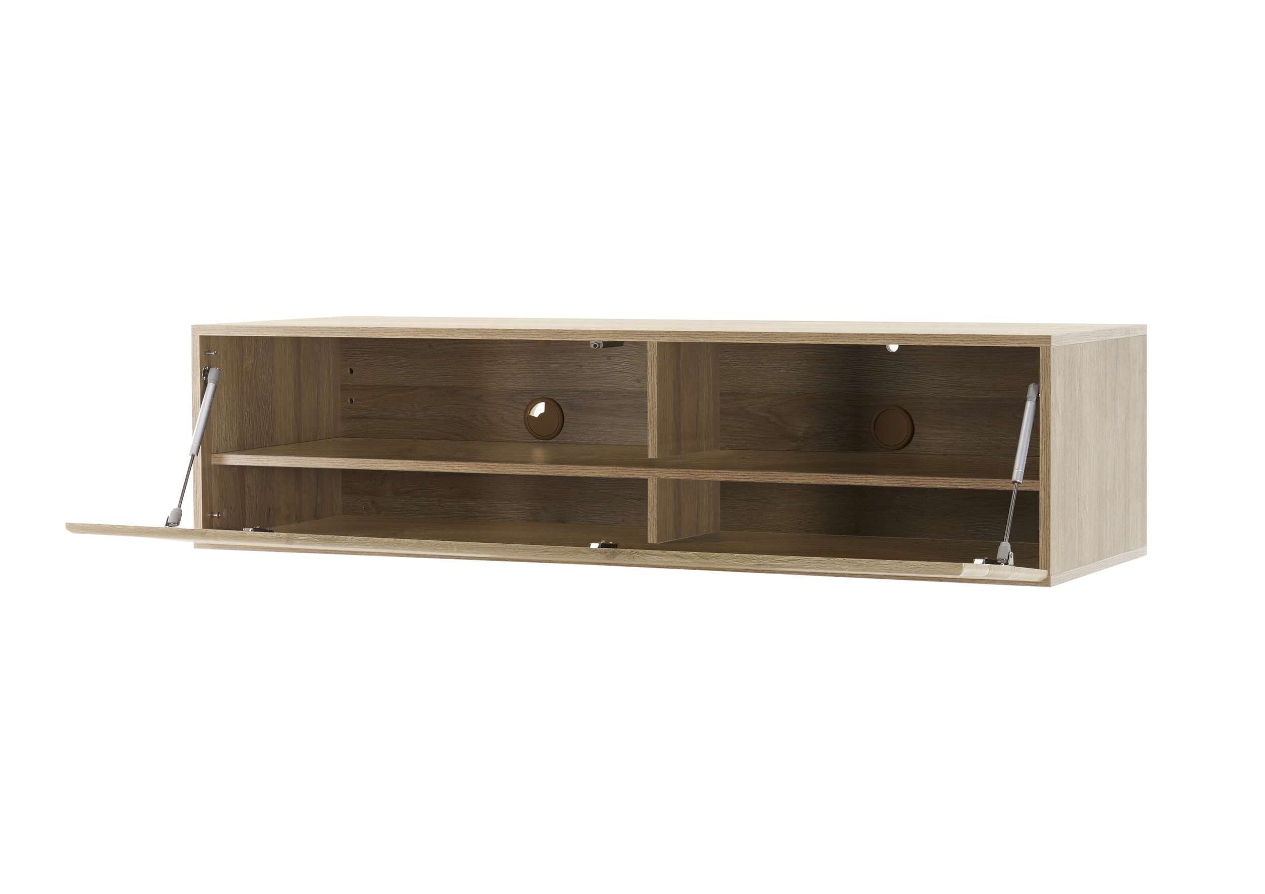 Stylefy Wohnwand Keymen, (Set (5-St), Wohnzimmer-Set), 5-teilig, mit Push-to-Open, MDF, variabel hängbar, Modern Design