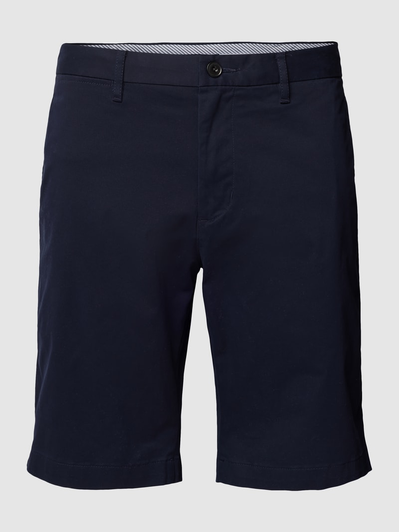 Chino-Shorts mit seitlichen Eingrifftaschen Modell 'HARLEM' in marineblau