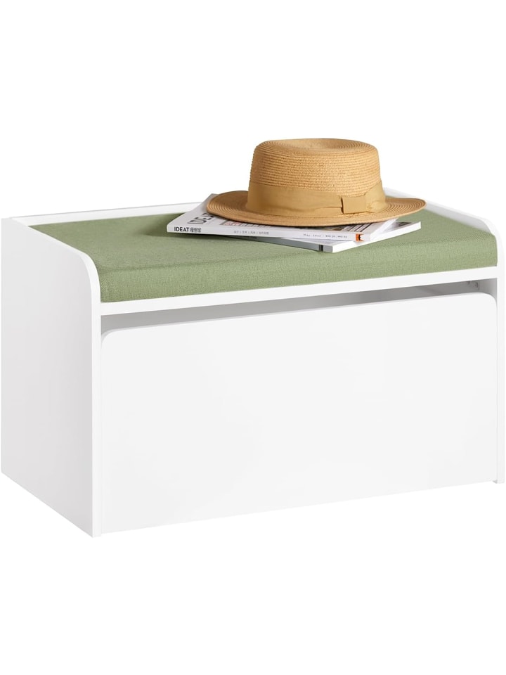 SoBuy Spielzeugtruhe in Weiß - (B)60 x (H)35 x (T)34cm günstig kaufen onesize