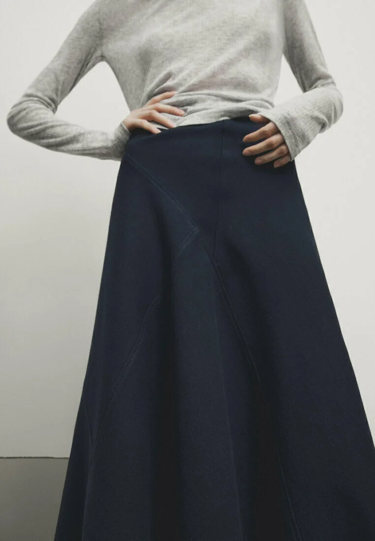 Massimo Dutti CON DETALLE DE ABERTURA - Falda Larga