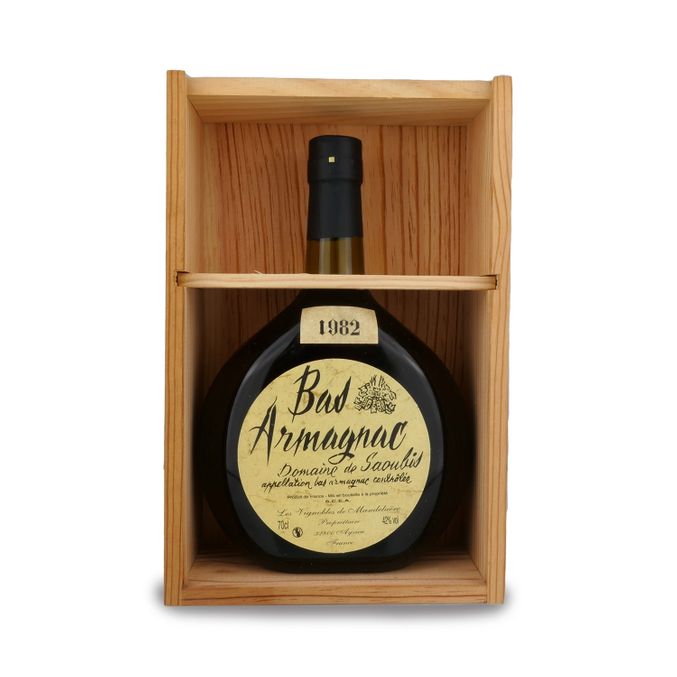 1982 Bas-Armagnac Domaine de Saoubis 0,7L