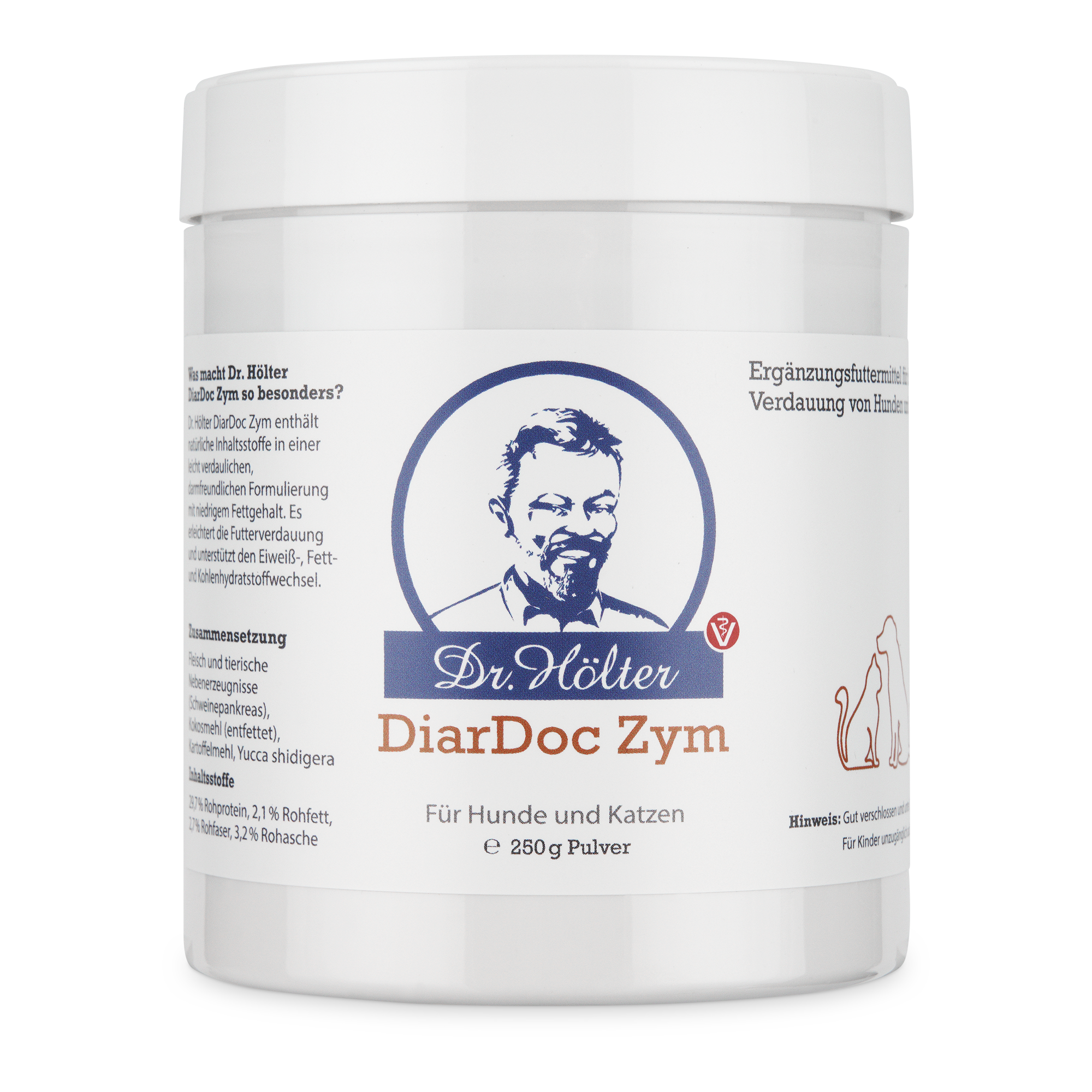 Dr. Hölter Ergänzungsfutter & Aufzucht Dr. Hölter DiarDoc Zym Verdauungsenzyme Pulver 250 g