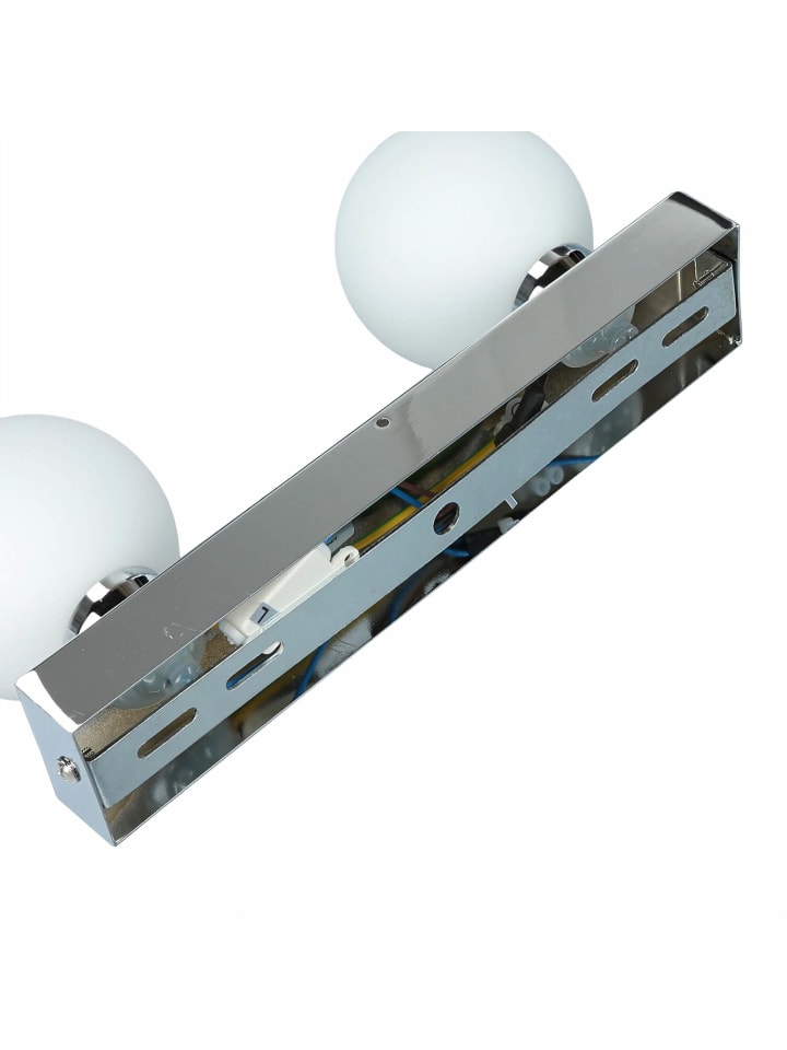 Licht-Erlebnisse Wandlampe in Chrom Weiß günstig kaufen onesize