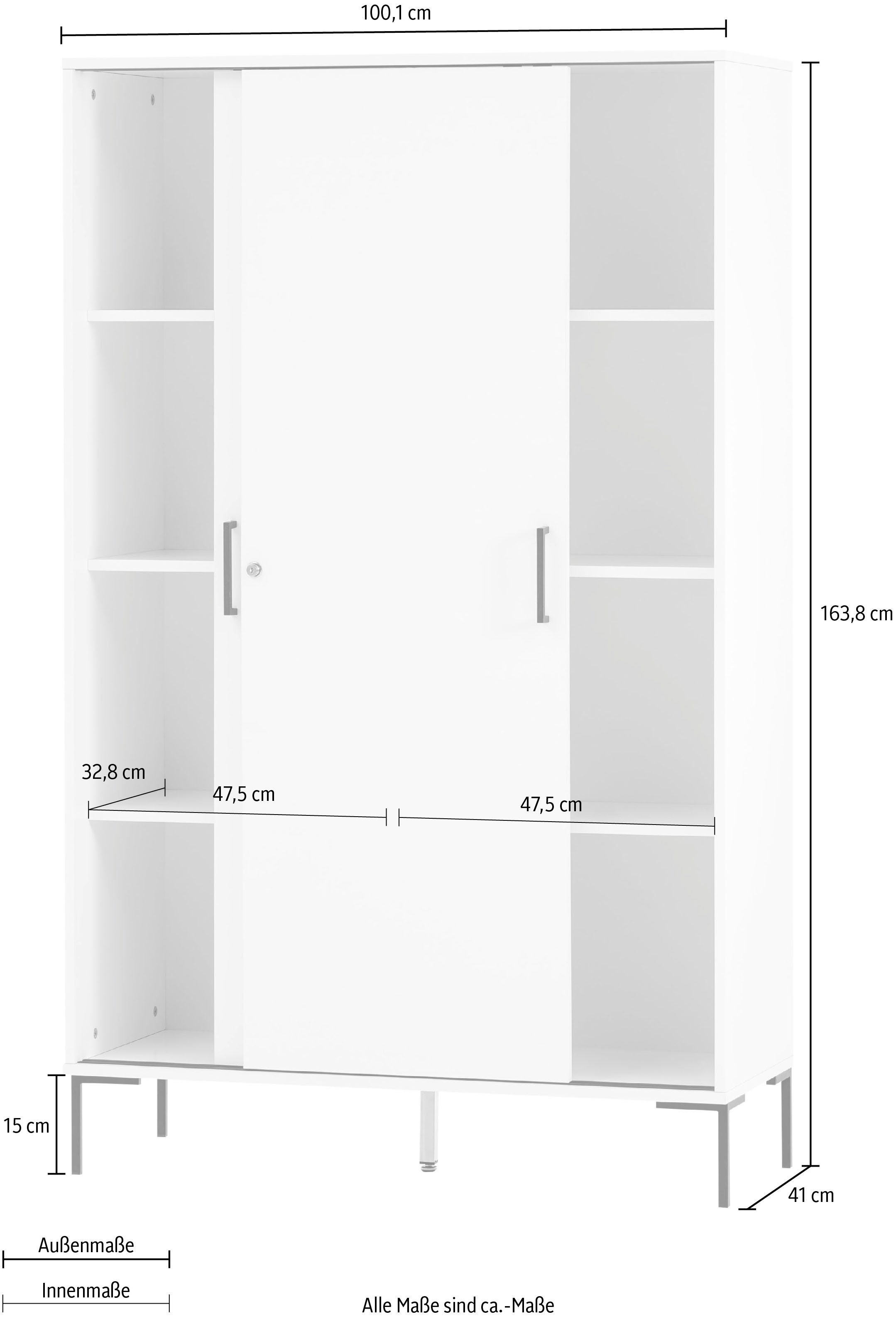 Schildmeyer Aktenschrank Serie 2000 Breite 100,1 cm