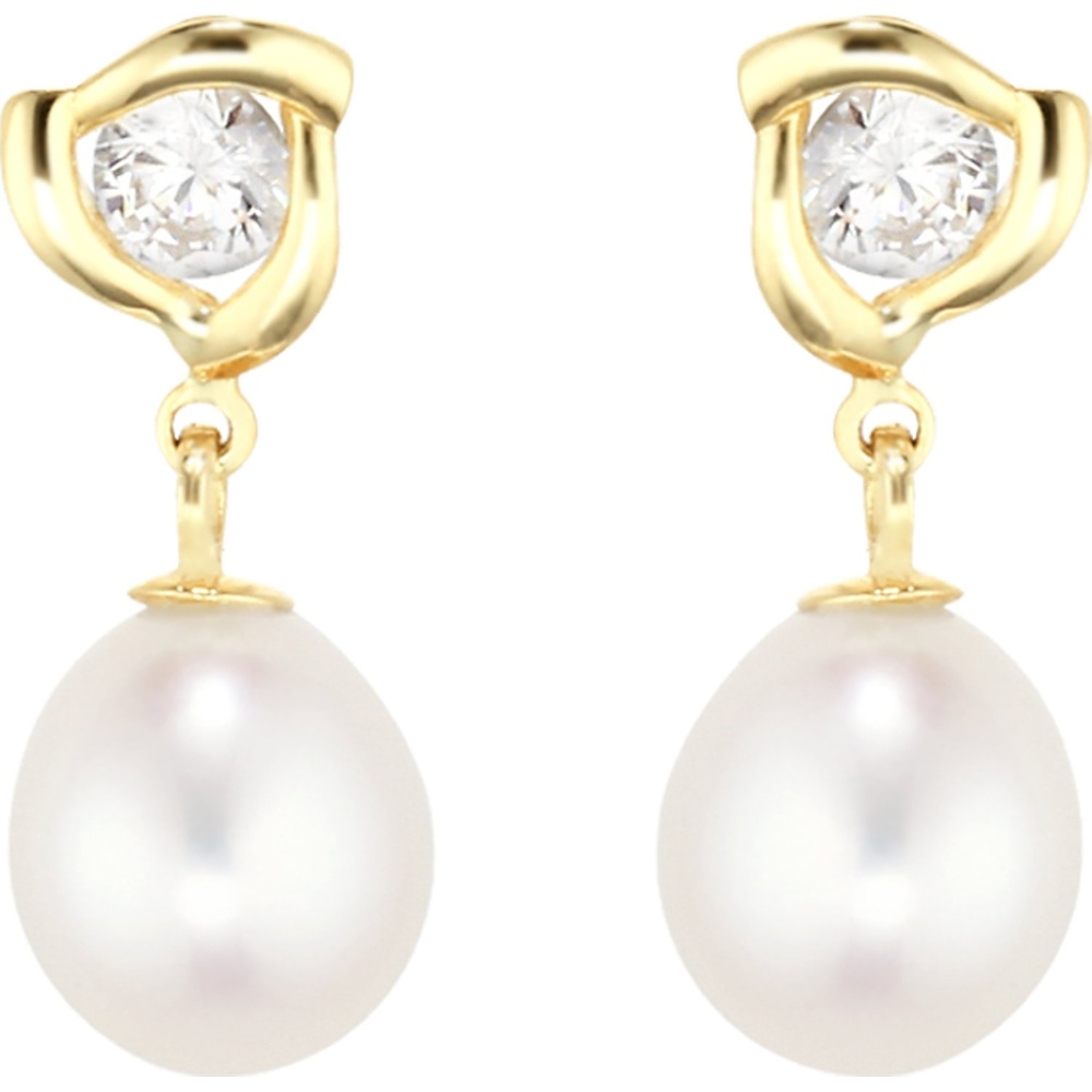 Valeria Boucles d'oreilles 375 Or jaune Boucles d'oreilles
