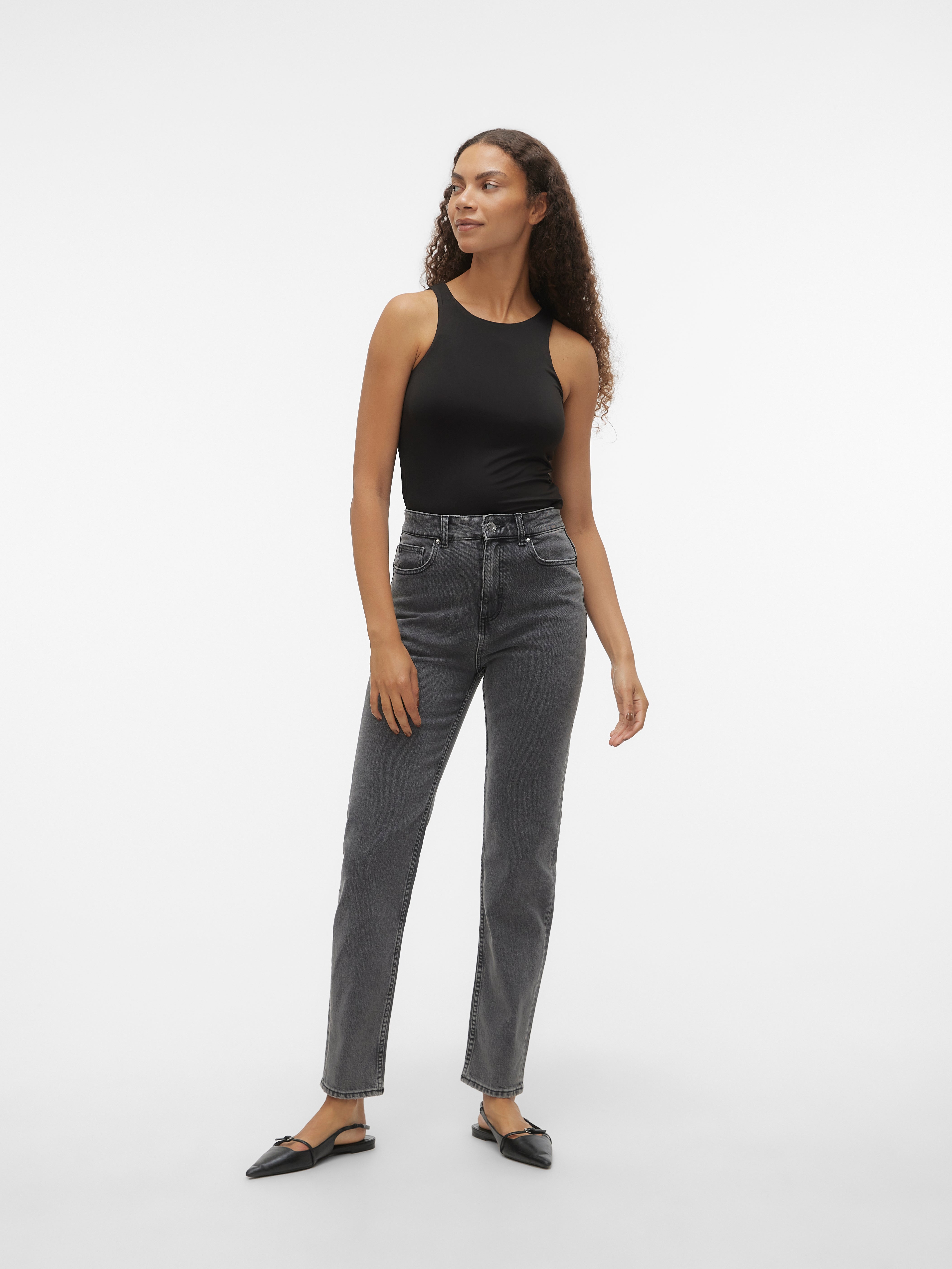 VMCARRIE Super High Rise Hohe Taille Jeans