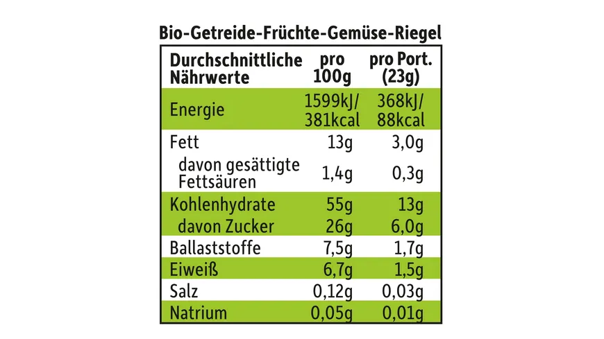 Freche Freunde Bio Getreideriegel Apfel & Karotte 4er-Pack 92 g