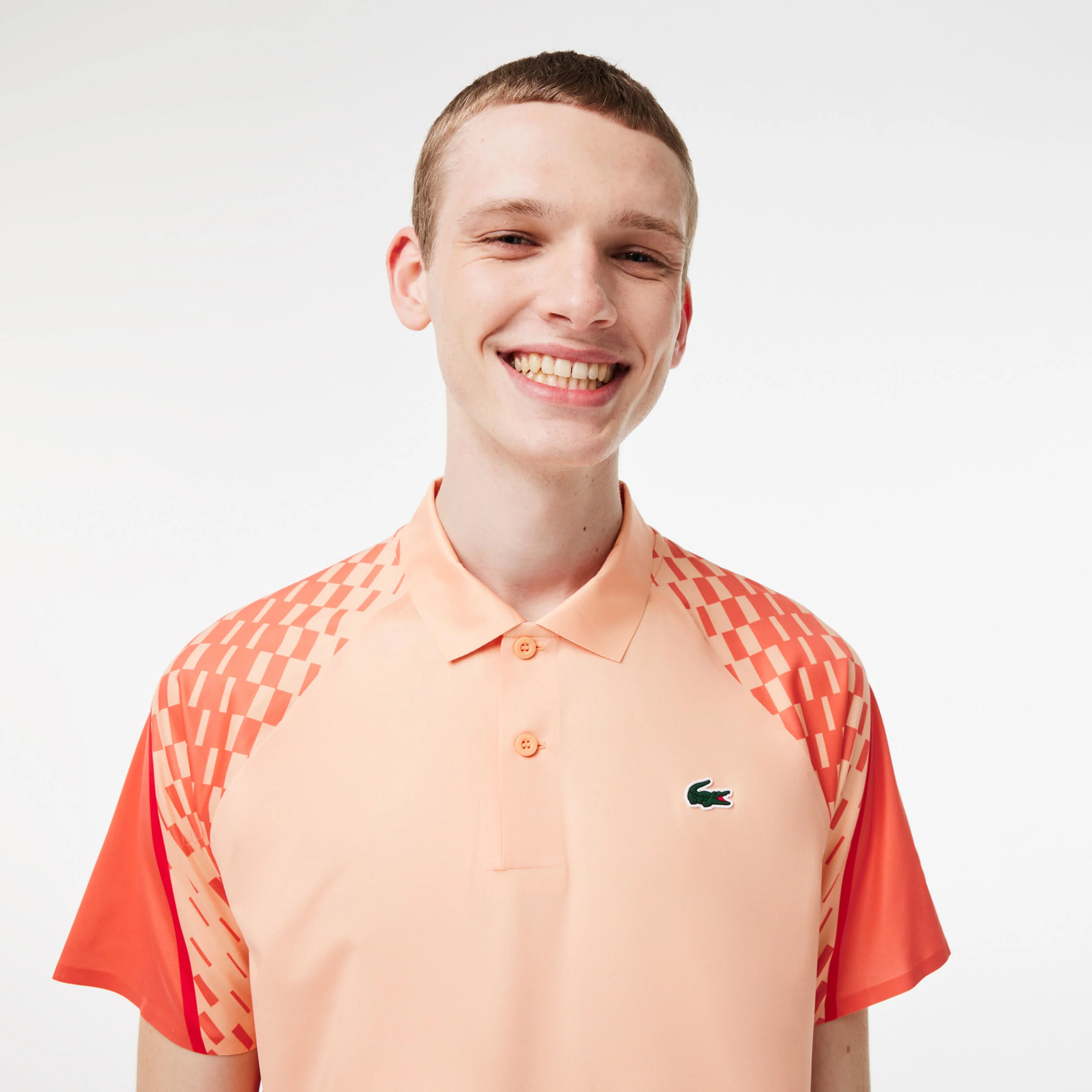 Polo Herren - Rot, Orange