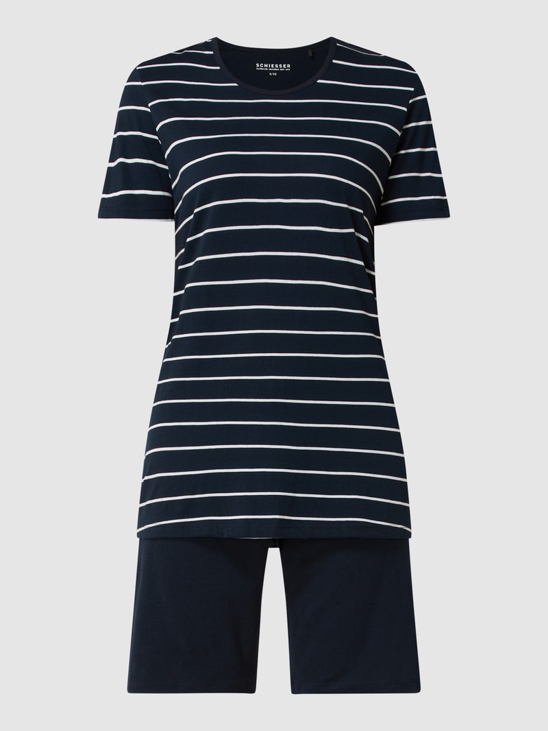 Pyjama mit Streifenmuster in jeans