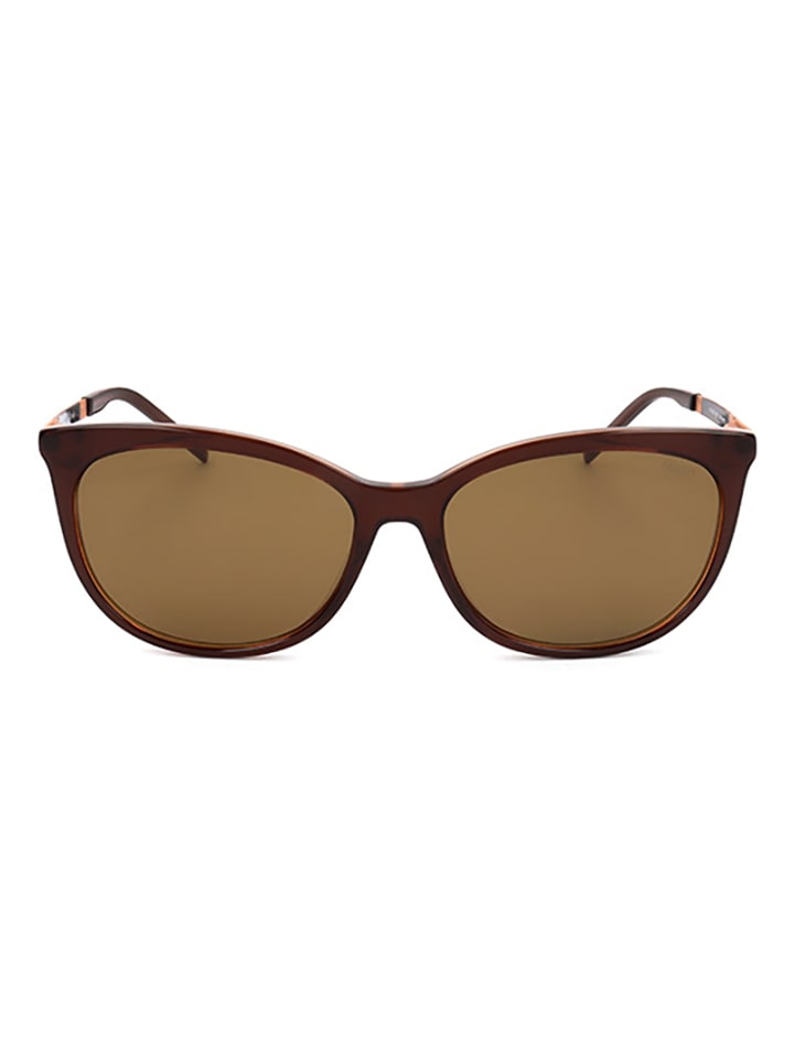 HUGO Damen-Sonnenbrille in Braun günstig kaufen 55