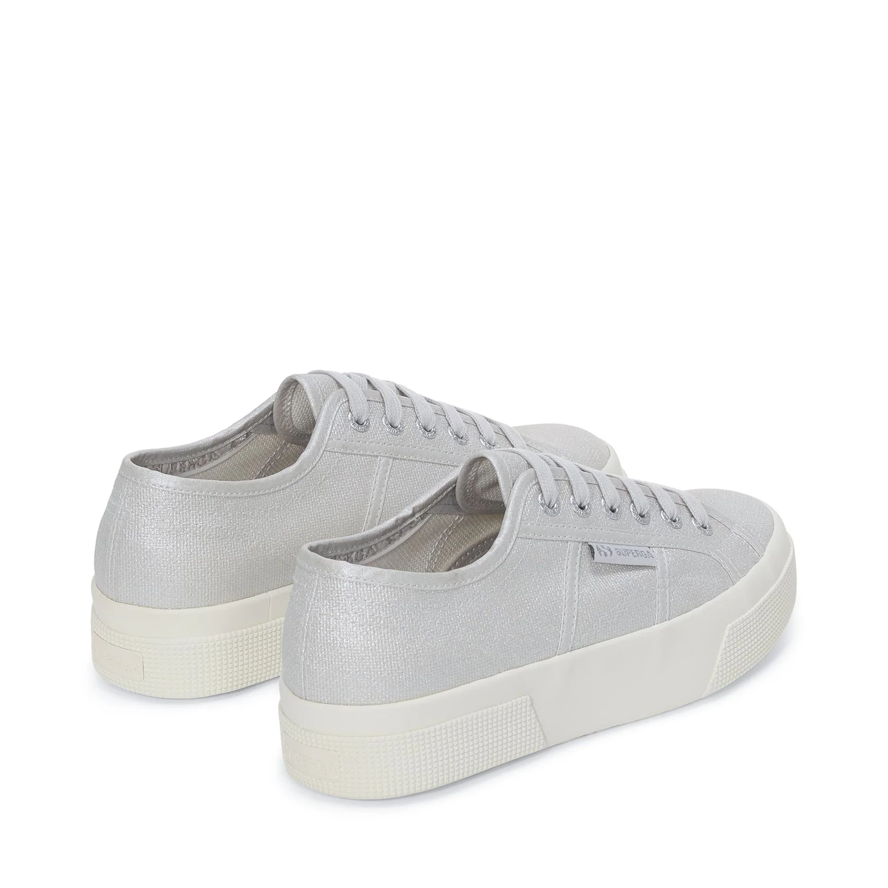 2740 PLATFORM PEARL MATTE CANVAS-GREY SILVER-FAVORIO