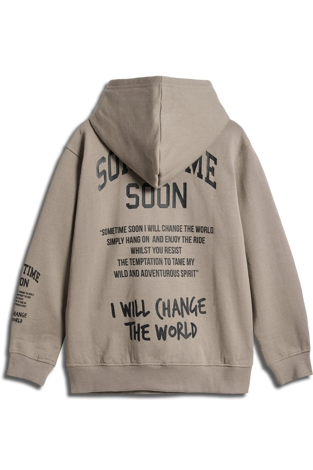 Sometime Soon  Sweatshirt - Braun - Regular Fit