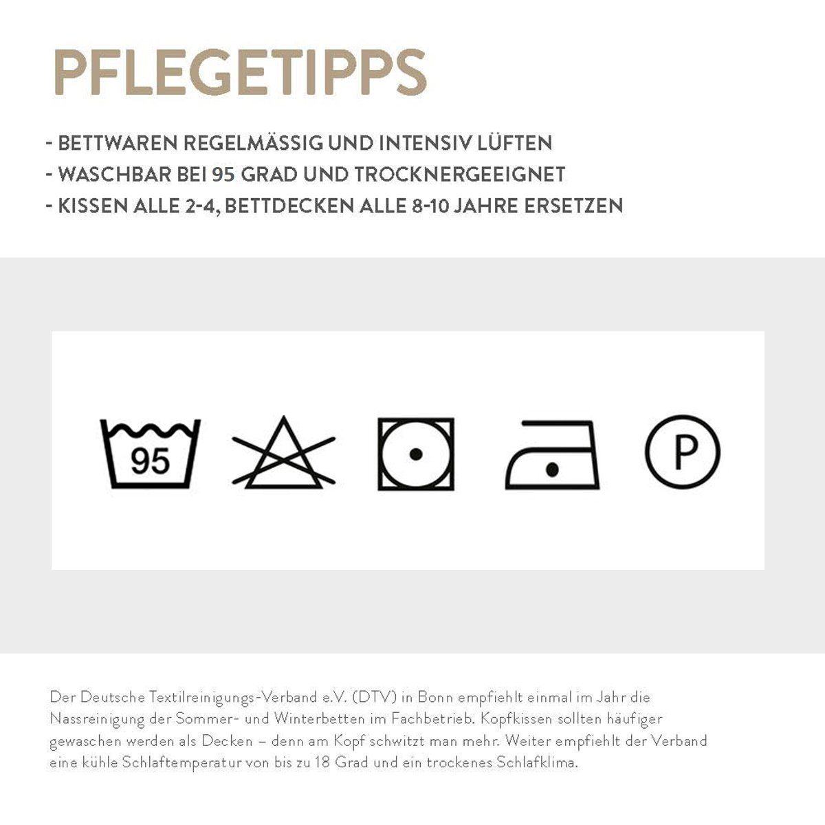 Matratzenauflage Unterbett Topper Matratzen Spannauflage Baumwolle 95° Wäsche Sympathica