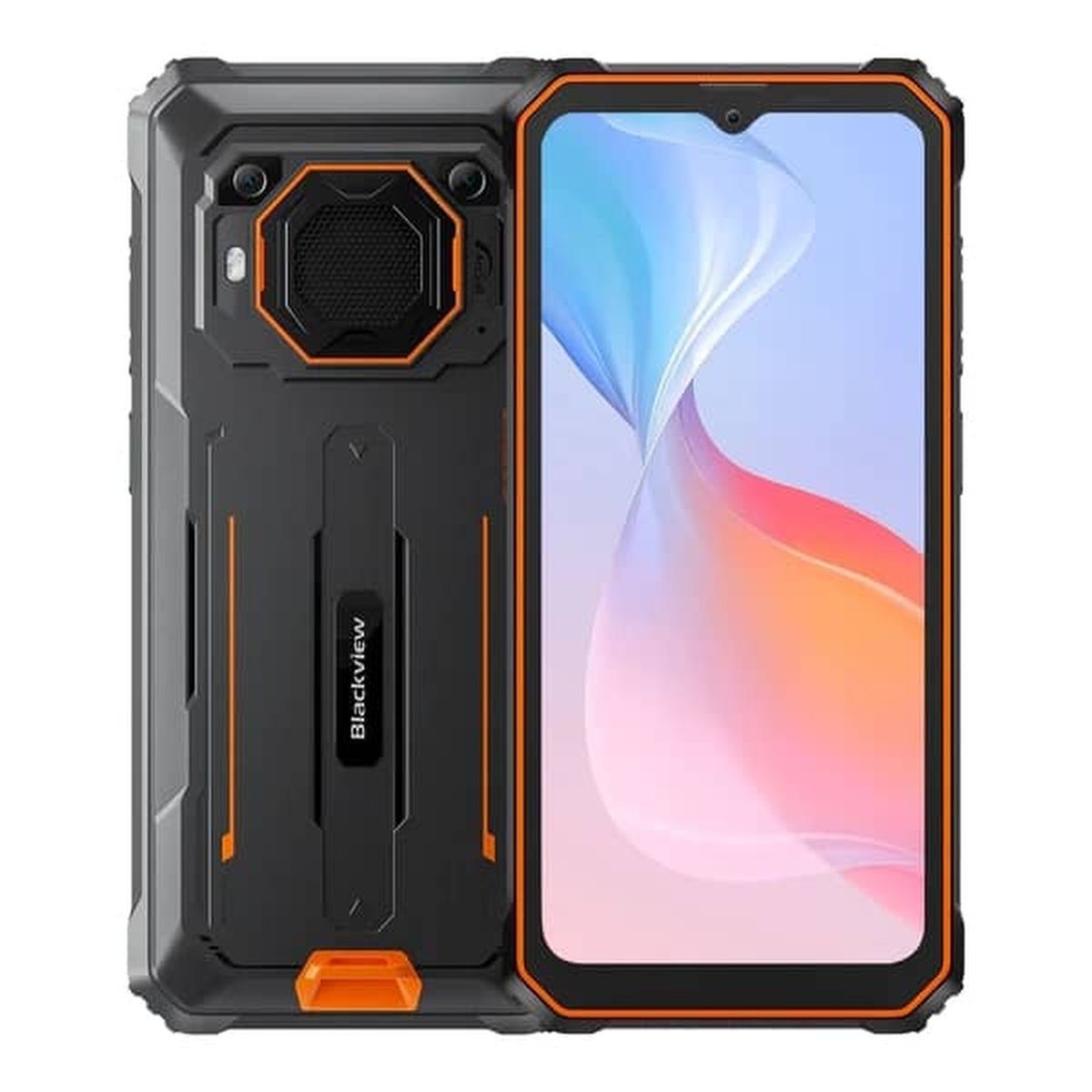 ‎Blackview BV6200Pro Orange Rugged Outdoorhandy mit 8 GB RAM und 128 GB Speicher Smartphone (16,66 cm/6,56 Zoll, 128 GB Speicherplatz, 13 MP Kamera)