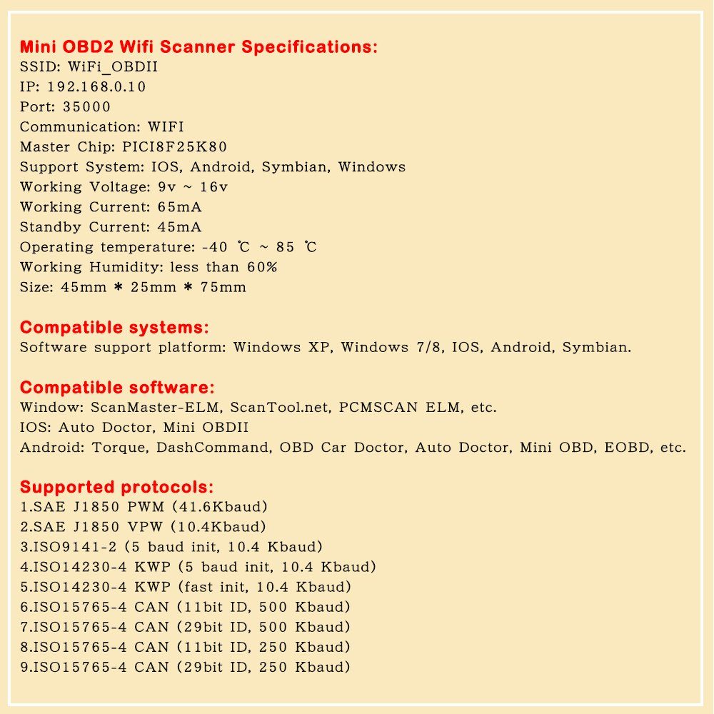 AN-DANNV OBD2-Diagnosegerät Elm327 Wifi Adapter das Motorkontrollleuchte ausschalten, MIL Aus