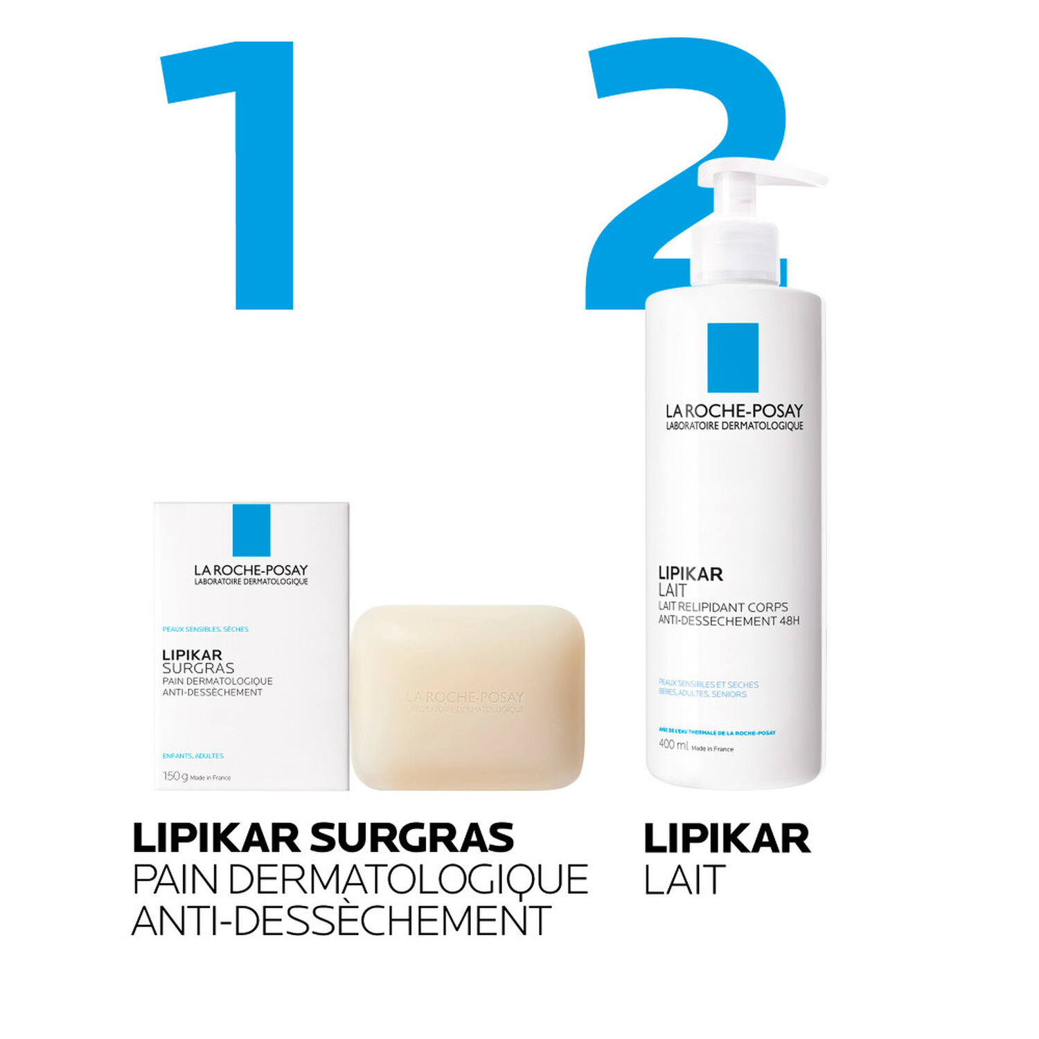 la roche-posay Lipikar Surgras Pain Savon 150g