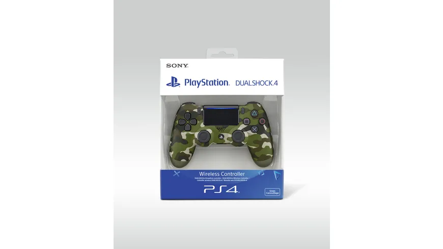 PS4 - Dualshock 4 Wireless-Controller Green V2 (Camouflage)