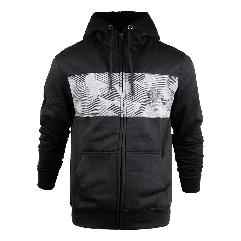 Herren Kapuzenjacke PVC Logo Ton in Ton