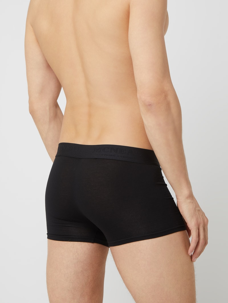 Trunks mit Logo-Bund im 7er-Pack in schwarz