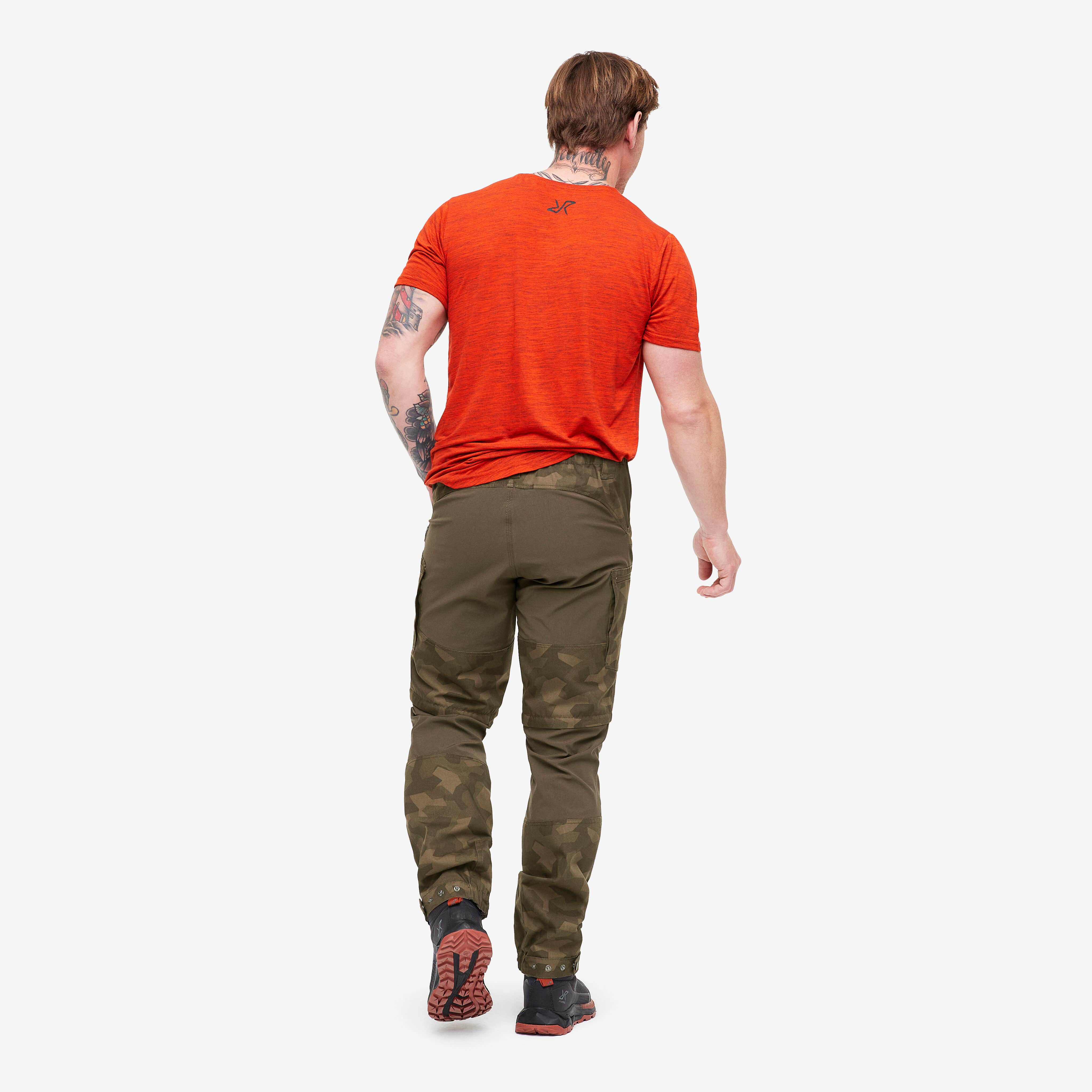 Nordwand Pro Zip-off Pants Homme Earth Camo