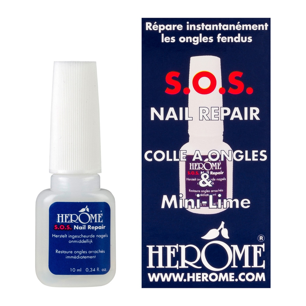 Hérôme Colle à ongles et mini lime Colle