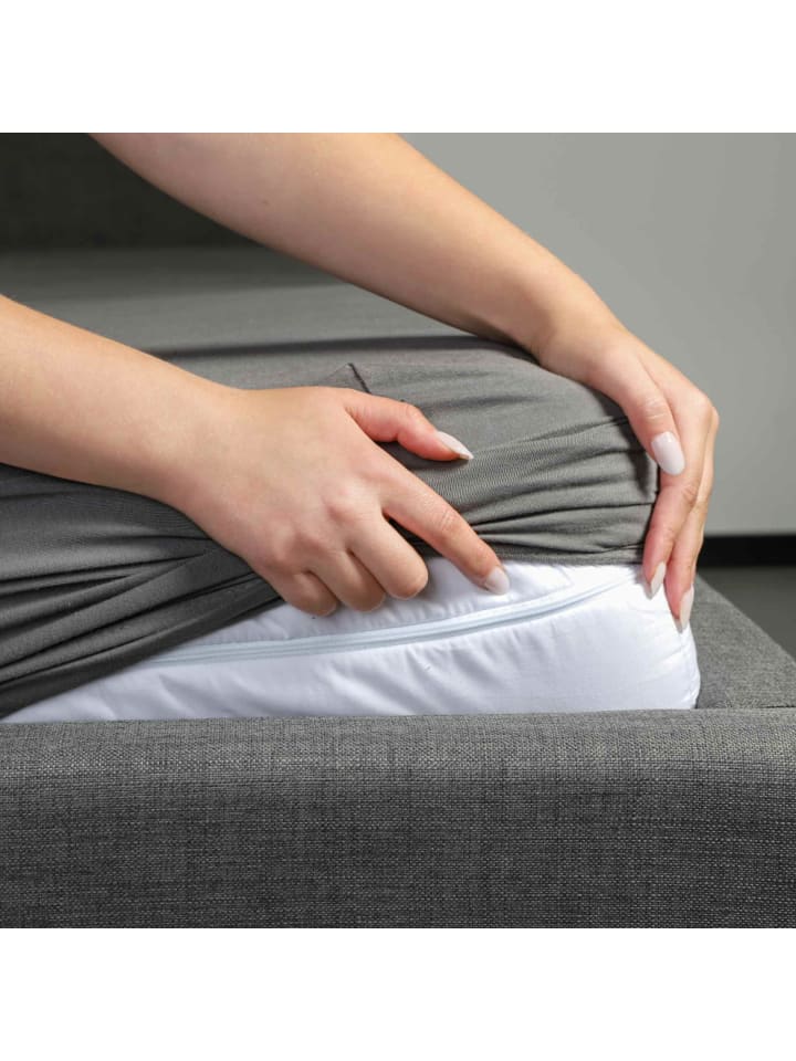 ESPRIT Spannbettlaken PREMIUM in Anthrazit günstig kaufen