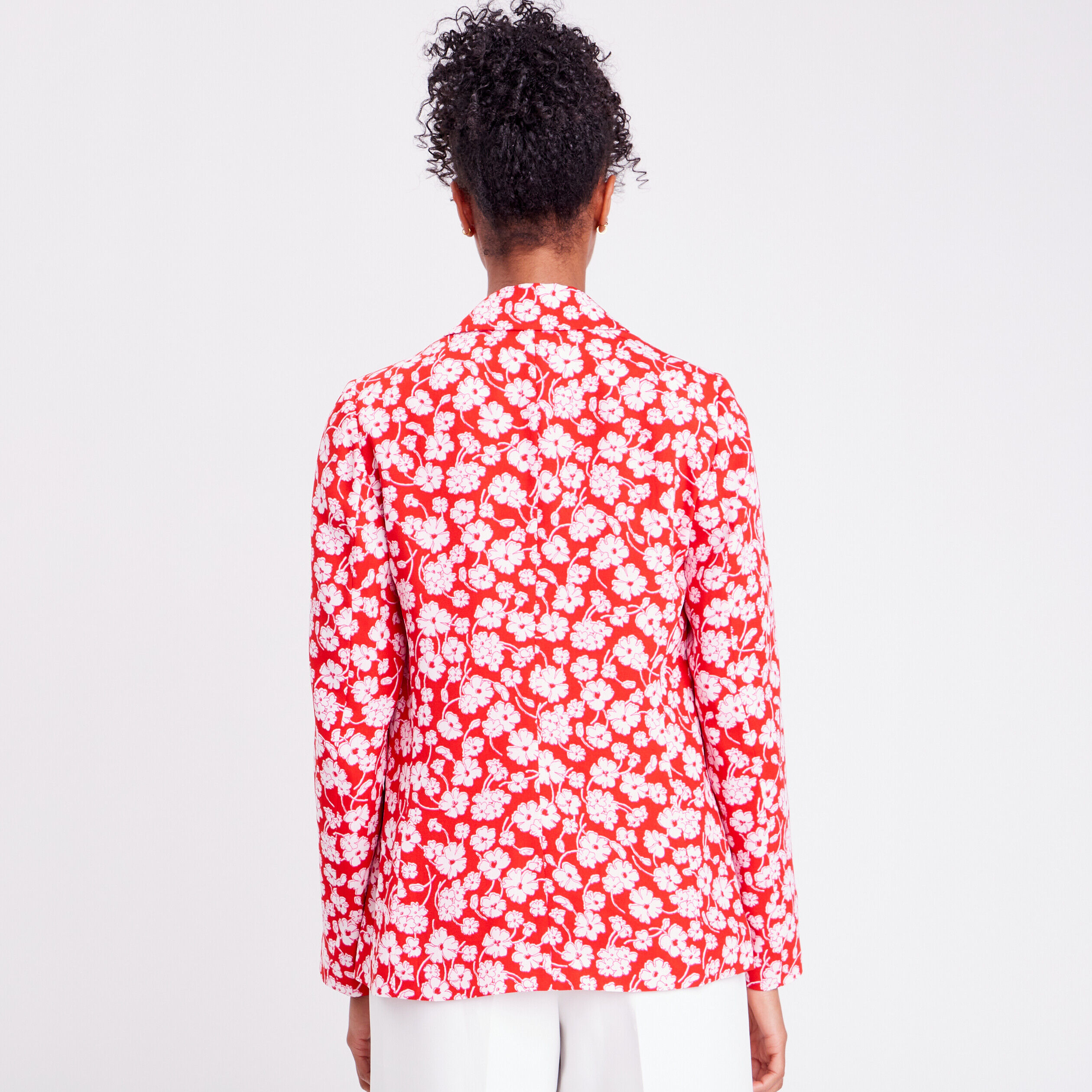 Veste esprit blazer droite rouge femme | Cache Cache
