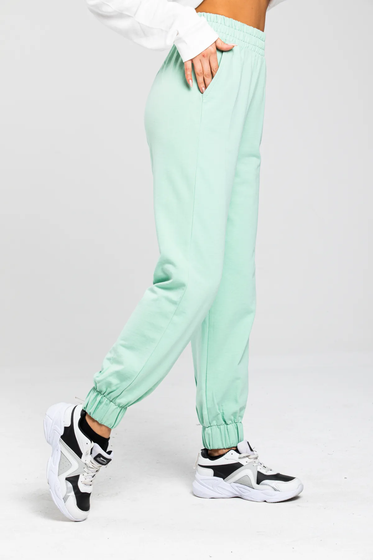 Superlife  Damen-Jogginghose mit normaler Passform, Basic Jogger Spr 20b05