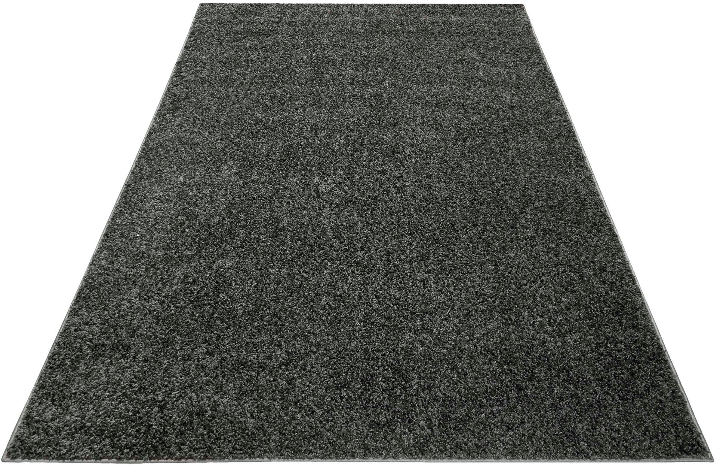 Hochflor-Läufer Whisper Shag, Esprit, rechteckig, Höhe: 30 mm, Wohnzimmer, Schlafzimmer, uni, waschbar, mit Antirutschbeschichtung