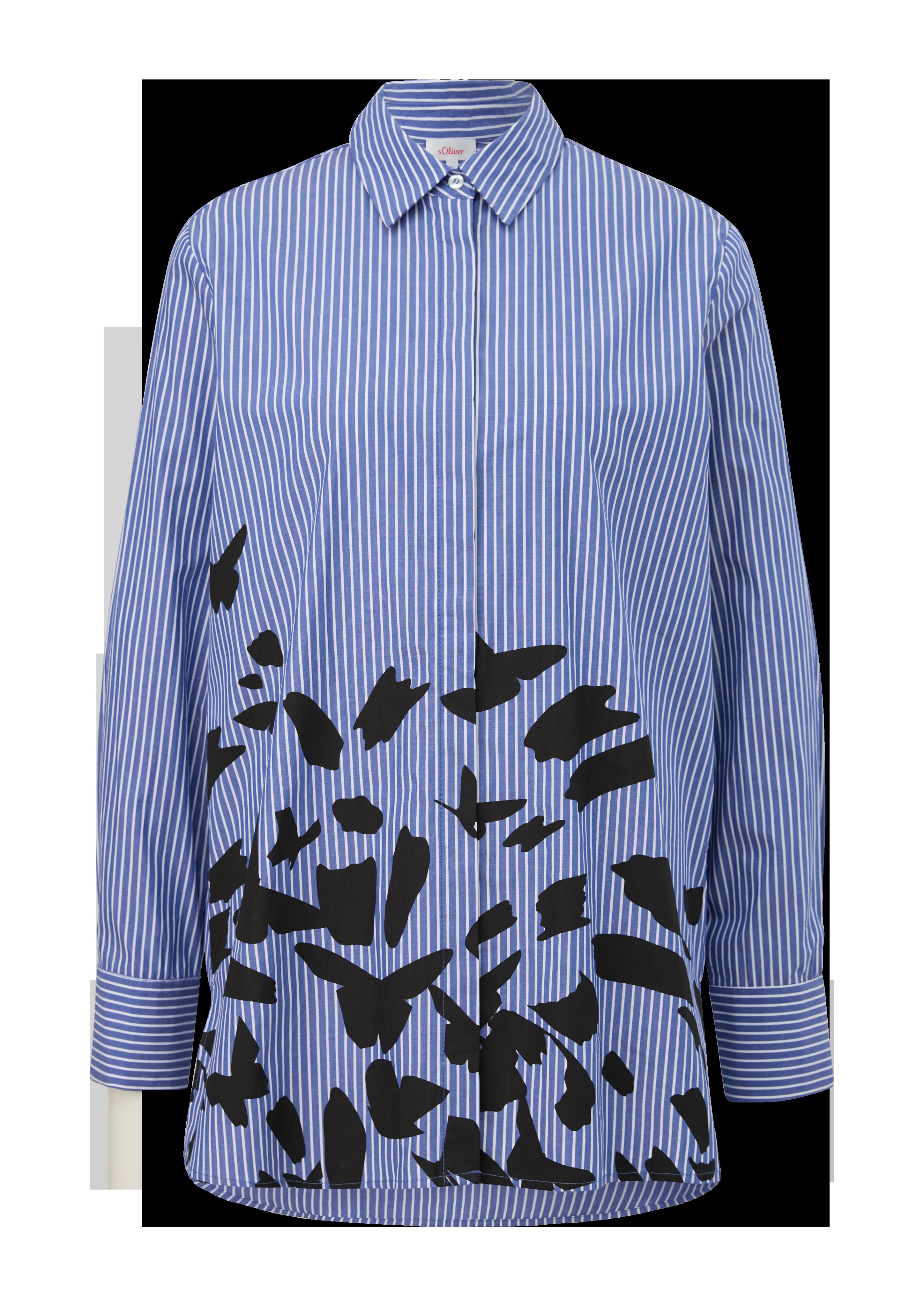Longbluse mit Artwork  2128386-50F0