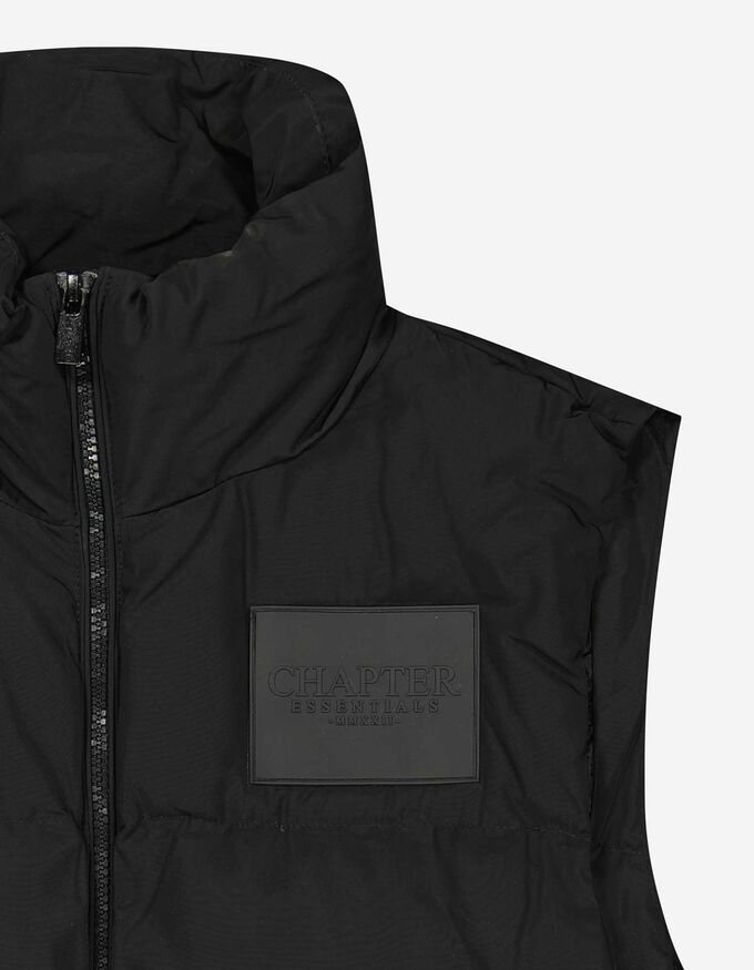 Herren Steppweste - Labelpatch