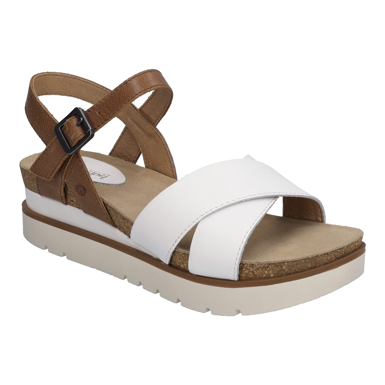 JOSEF SEIBEL Komfort Sandalen weiss Clea 10